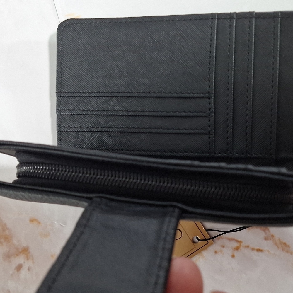 Gold Coast Wallet Black Purse Coin - Picture 6 of 9